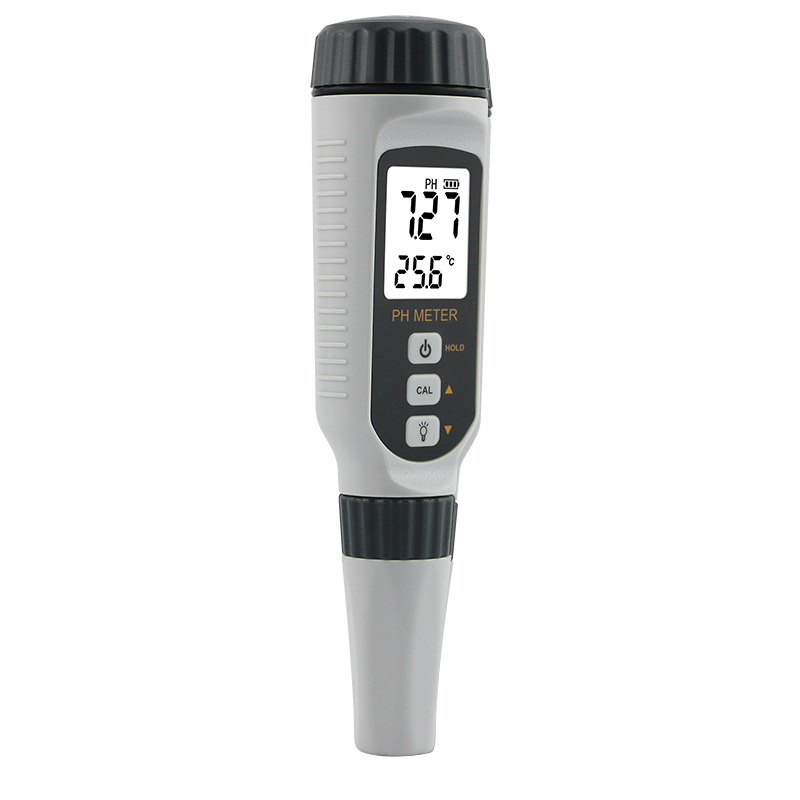 Priemyselný pH meter s rozsahom merania 0.00-14.00 pH, presnosť ±0.05 pH, teplotná kompenzácia 0-70 °C, napájanie 3.7V Li batéria (0.00-14.00 pH; ±0.05 pH; 0-70 °C; 3.7V Li batéria)