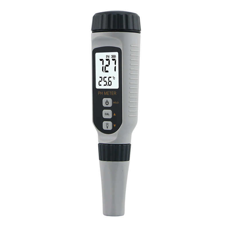 Priemyselný pH meter s rozsahom merania 0.00-14.00 pH, presnosť ±0.05 pH, teplotná kompenzácia 0-70 °C, napájanie 3.7V Li batéria (0.00-14.00 pH; ±0.05 pH; 0-70 °C; 3.7V Li batéria)