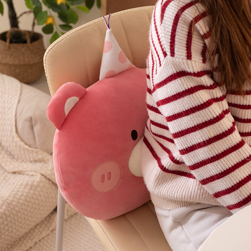 Mai You Rabbit плюшена възглавничка с вътрешна сърцевина – къс плюш, бродирана анимационна шарка, персонализируема възглавничка‑играчка с PP памук