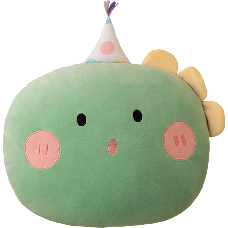 Mai You Rabbit плюшена възглавничка с вътрешна сърцевина – къс плюш, бродирана анимационна шарка, персонализируема възглавничка‑играчка с PP памук