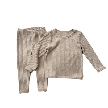 Mergaitėms skirtas namų drabužių komplektas, korejiško stiliaus (Medvilnė 90%, 3–8 metų, Šilta, Pavasaris ir Ruduo)