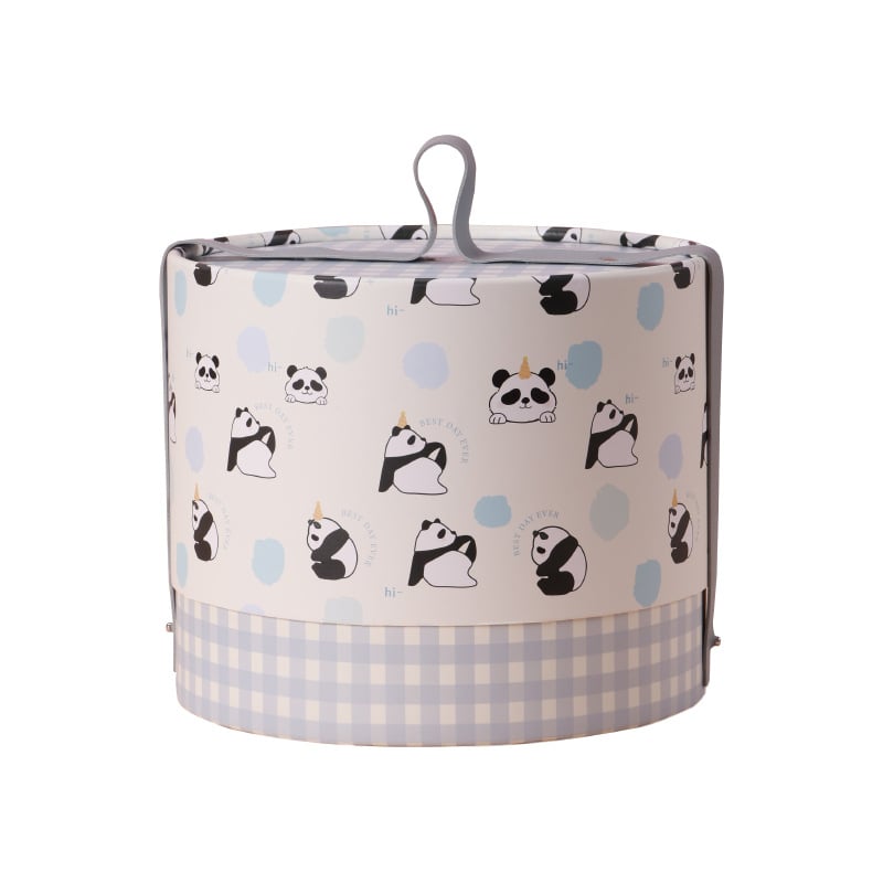 Dehui Dovanų dėžutė kūdikiui su Pilno Mėnulio dizainu – Dovanų įpakavimas, dengtas popierius + pilkas kartonas