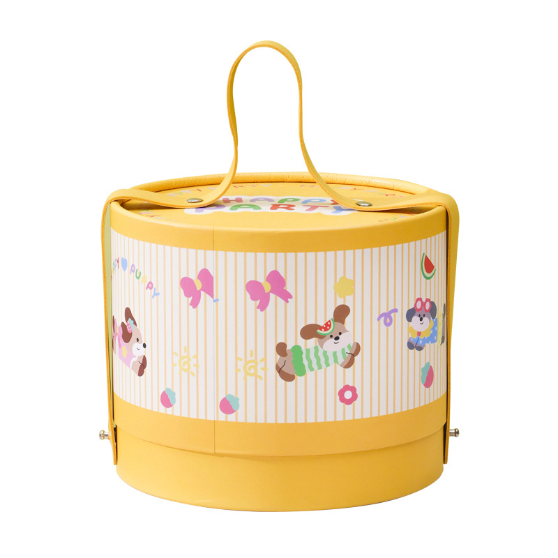 Vaikų dienos dovanų dėžutė, dengtas popierius + pilkas kartonas, mažmeninės prekybos įpakavimas, prekinis ženklas Gain Wisdom, tolerancija 1–2 cm