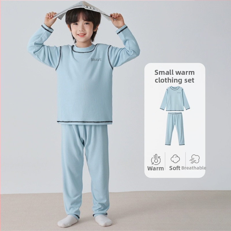 Vaikų termo komplektas berniukams – Haima Home, viskozės 93% audinys, apvalus kaklas, žiemos ir rudens sezonai