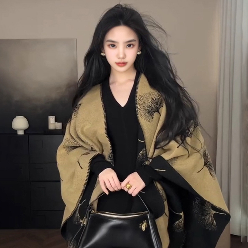 SEAMMER sál-köpeny, akrilgyapjú, japán-koreai édes stílus, téli, tavaszi és őszi szezonra, meleg