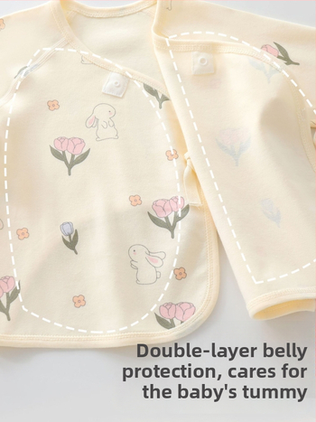 Kūdikio medvilninis viršus, unisex, šlifuotas audinys, be gaubto, tinkamas visiems metų laikams