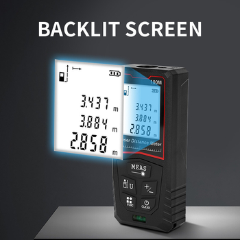 Distanțier cu laser, interval de măsurare 0,02–120 m, memorie pentru 20 de măsurători, seria Rangefinder