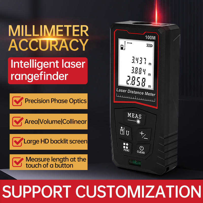 Distanțier cu laser, interval de măsurare 0,02–120 m, memorie pentru 20 de măsurători, seria Rangefinder