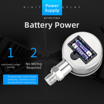 Manometru digital cu afișaj, model SD-YS80, interval de măsură -0.1 la 100, precizie 0.4, temperatură ambientală 20-70 °C