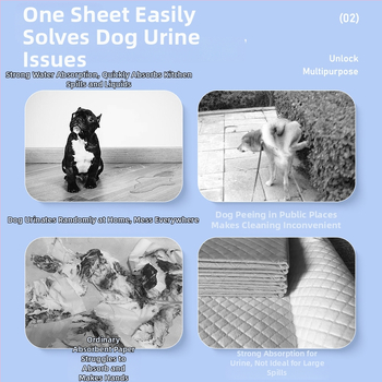 Vienreizējās lietošanas suņa urīna absorbcijas papīrs Teddy — urīnbarjera, netkants materiāls