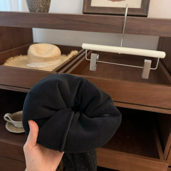 Sweet Little Secretary dječje hlače za djevojčice u korejskom stilu s fleece unutrašnjošću, jednotone casual; glavni materijal pamuk 90%, elastični pojas, dugi hlače, uzrast 3–8 godina