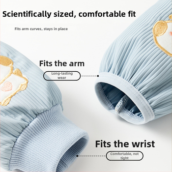 JOYNCLEON Vaikų rankovių uždangalai – Dėmėms atsparūs, Animacinių filmų raštas, amžius 0–3 metai, Žiema, Pavasaris ir Ruduo