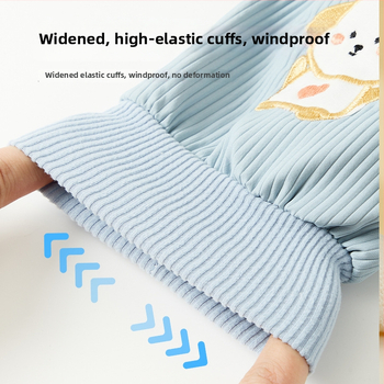 JOYNCLEON Vaikų rankovių uždangalai – Dėmėms atsparūs, Animacinių filmų raštas, amžius 0–3 metai, Žiema, Pavasaris ir Ruduo