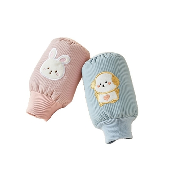 JOYNCLEON Vaikų rankovių uždangalai – Dėmėms atsparūs, Animacinių filmų raštas, amžius 0–3 metai, Žiema, Pavasaris ir Ruduo