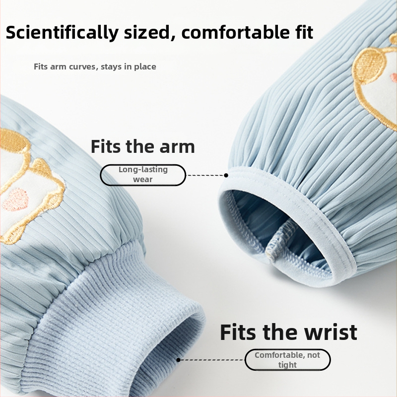 JOYNCLEON Vaikų rankovių uždangalai – Dėmėms atsparūs, Animacinių filmų raštas, amžius 0–3 metai, Žiema, Pavasaris ir Ruduo