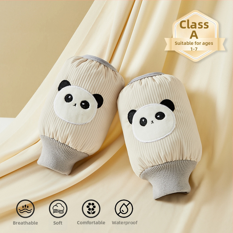 JOYNCLEON Vaikų rankovių uždangalai – Dėmėms atsparūs, Animacinių filmų raštas, amžius 0–3 metai, Žiema, Pavasaris ir Ruduo