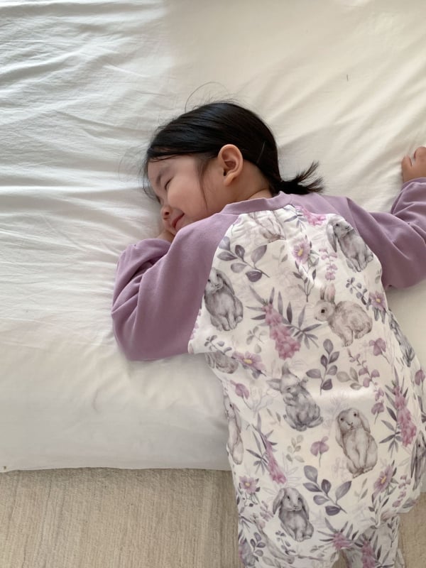 Dječji jednopojasni pidžama kombinezon od bambusovih vlakana, podstava od čistog pamuka (≥95%), punilo od pamuka, uzorak crtani likovi životinja, jesen