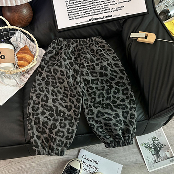 Dječje hlače s fleksom od corduroy, dugačke casual hlače s elastičnim pojasom, za uzrast 3–8 godina