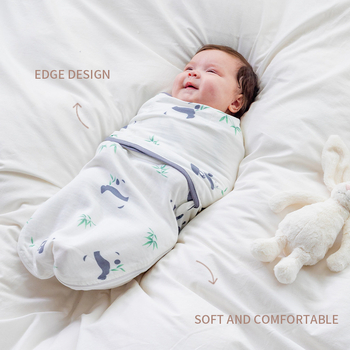 Bejbi swaddle spavaća vreća, za novorođenčad do 12 mjeseci, tanak pamuk-mješavina, otisak, antibakterijski, regulacija temperature, odvlaživanje vlage, proljeće-ljeto-jesen