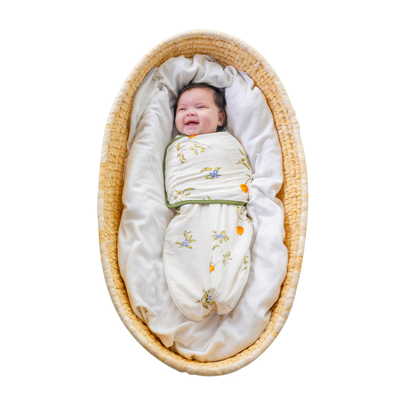 Bejbi swaddle spavaća vreća, za novorođenčad do 12 mjeseci, tanak pamuk-mješavina, otisak, antibakterijski, regulacija temperature, odvlaživanje vlage, proljeće-ljeto-jesen