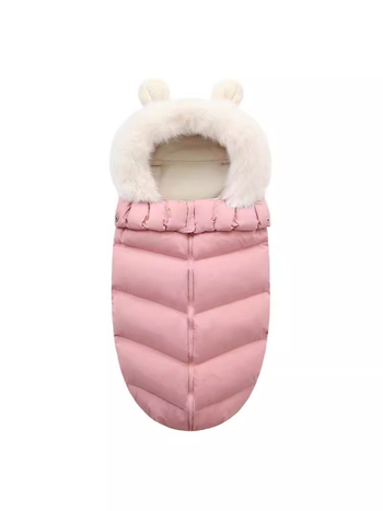 Bērnu miega soma, bieza, aploksnes stilā, pildījums poliestera-kokvilnas maisījums, oderējums poliestera šķiedra, ziemas izmantošanai