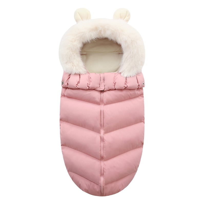 Bērnu miega soma, bieza, aploksnes stilā, pildījums poliestera-kokvilnas maisījums, oderējums poliestera šķiedra, ziemas izmantošanai