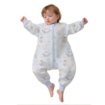 Sac de dormit pentru sugari – Model Cartoon; Material din bumbac 95%+; căptușeală din bumbac; Umplutură din bumbac; Potrivit pentru toate anotimpurile