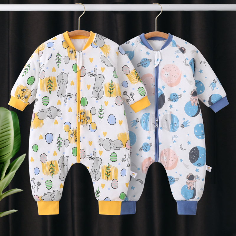 Banji Bear Vaikų Žiemos Vienos Dalių Miego Apranga – 0–6 metai, 95% medvilnė, vidinis poliesteris, užpildas poliesterio medvilnė, stora