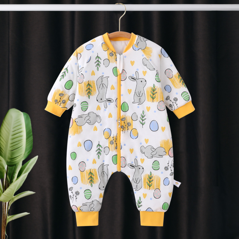 Banji Bear Vaikų Žiemos Vienos Dalių Miego Apranga – 0–6 metai, 95% medvilnė, vidinis poliesteris, užpildas poliesterio medvilnė, stora