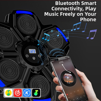 Išmanus Muzikos Bokso Treneris Namų Poreikiams, Siena Montavimui – Bokso Mašina Vaikams (Prekės ženklas: Water source; Savybės: išmanus, muzika; Montavimas: prie sienos)