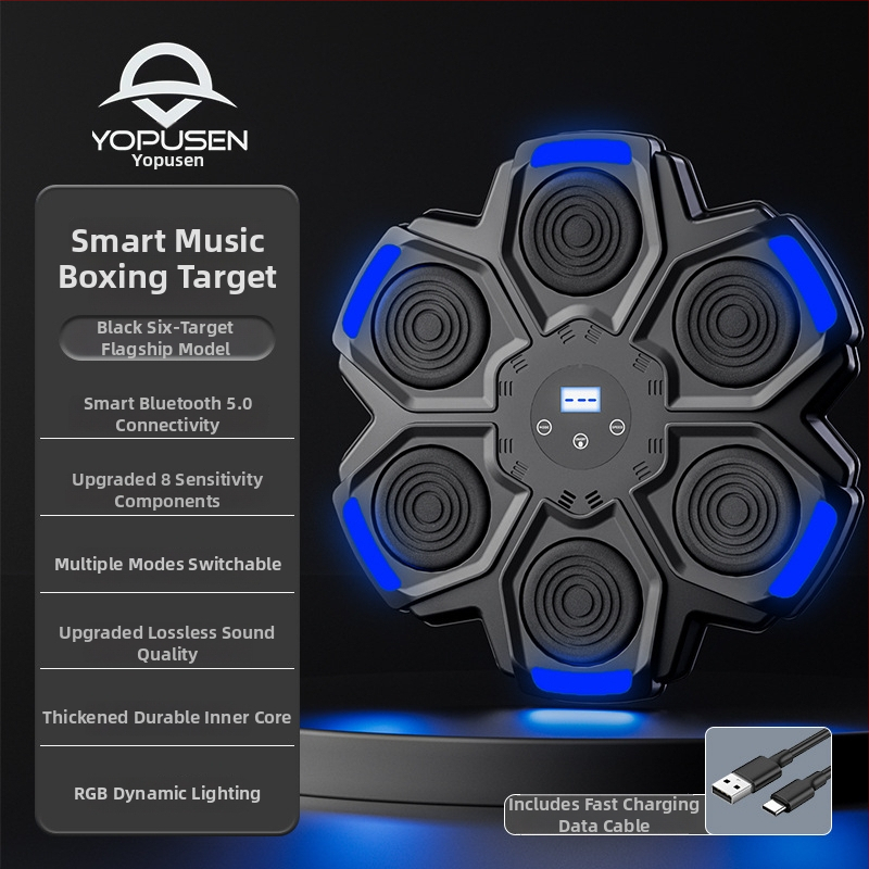 Išmanus Muzikos Bokso Treneris Namų Poreikiams, Siena Montavimui – Bokso Mašina Vaikams (Prekės ženklas: Water source; Savybės: išmanus, muzika; Montavimas: prie sienos)