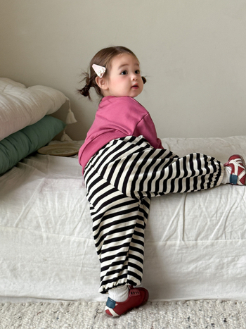 Guava детски суитчър с качулка и мультяшен принт, корейски стил, за възраст 1–3 г., есен-зима, 87% памук 13% полиестер