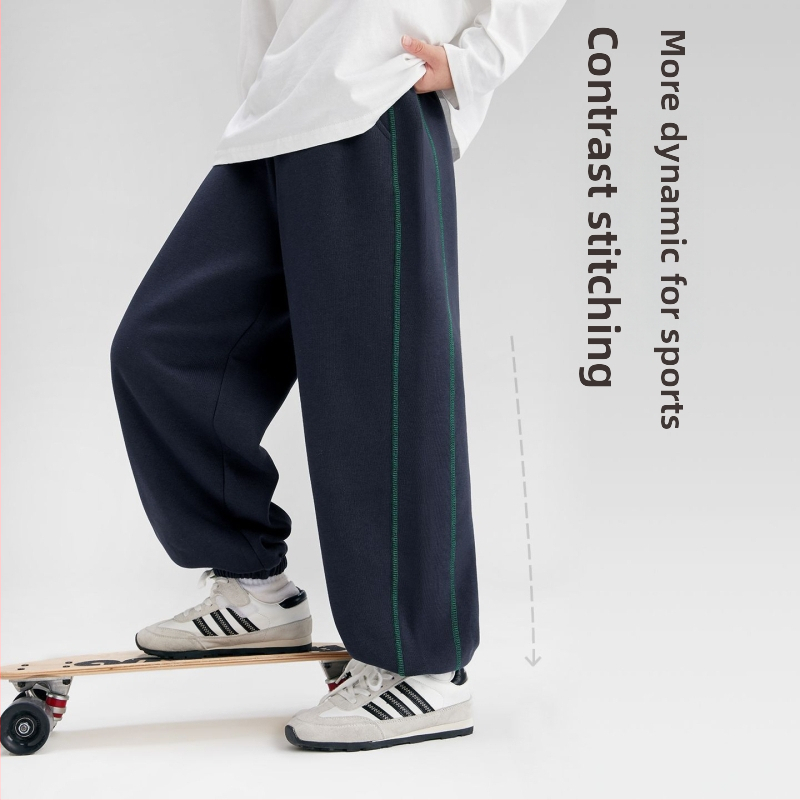 Left West poiste casual puuvillased pikad püksid elastse vööga, 56% puuvill