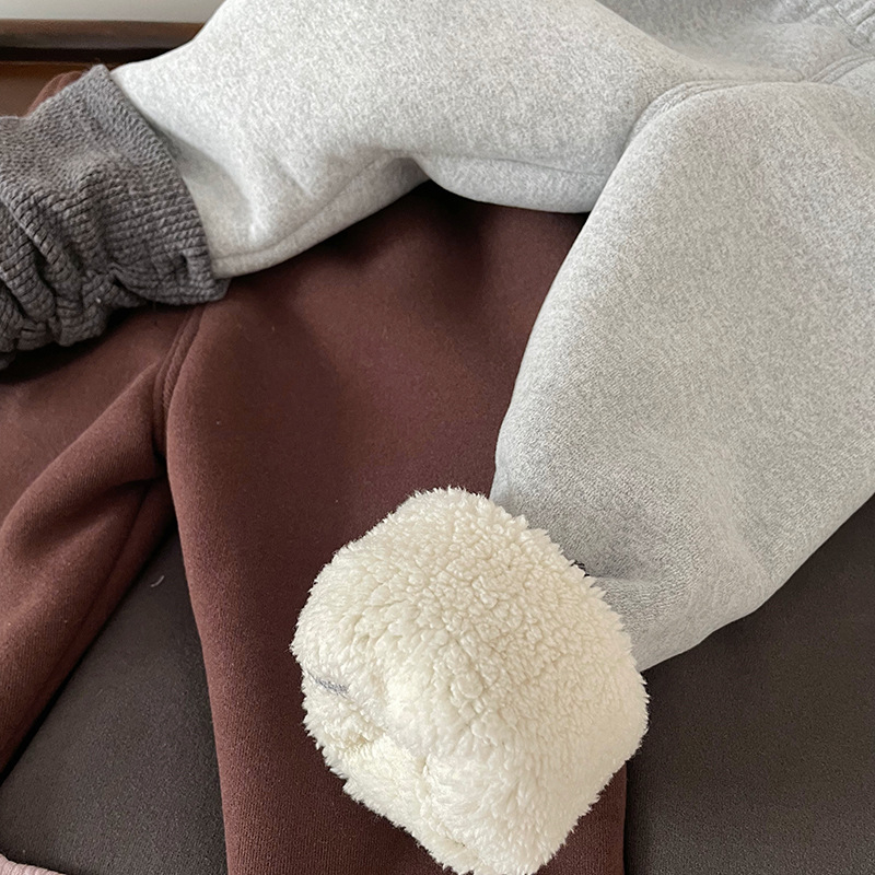 Colanți pentru copii cu căptușeală fleece, lungime integrală, talie medie cu elastic, pentru fetițe 1–3 ani, material din amestec poliester.