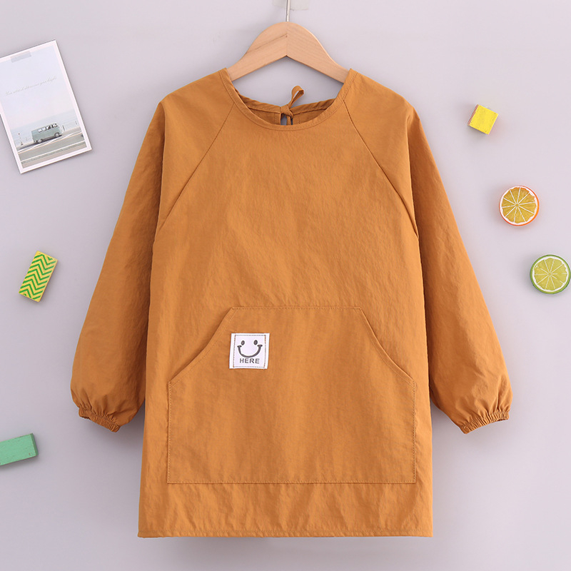 Gyerekeknek vízálló kötény hosszú ujjak, foltálló, visszafordítható, uniszex