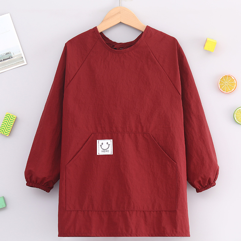 Gyerekeknek vízálló kötény hosszú ujjak, foltálló, visszafordítható, uniszex