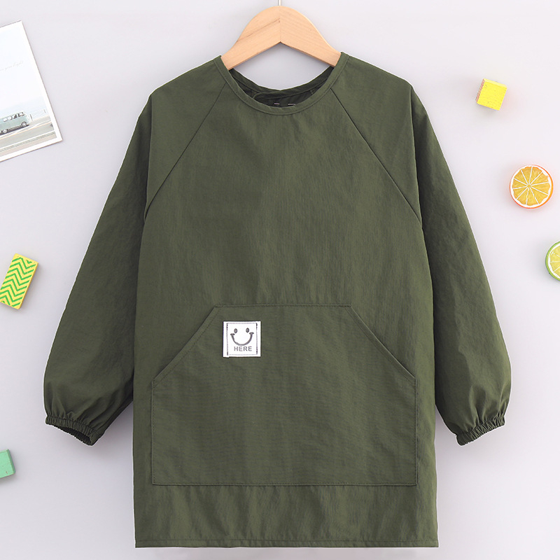 Gyerekeknek vízálló kötény hosszú ujjak, foltálló, visszafordítható, uniszex