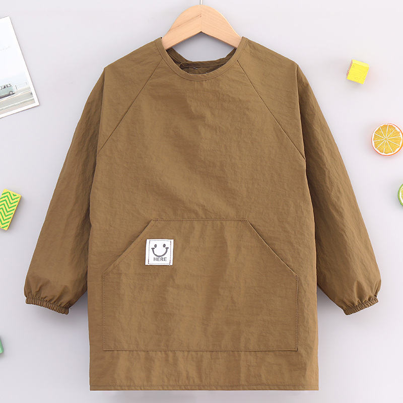 Gyerekeknek vízálló kötény hosszú ujjak, foltálló, visszafordítható, uniszex