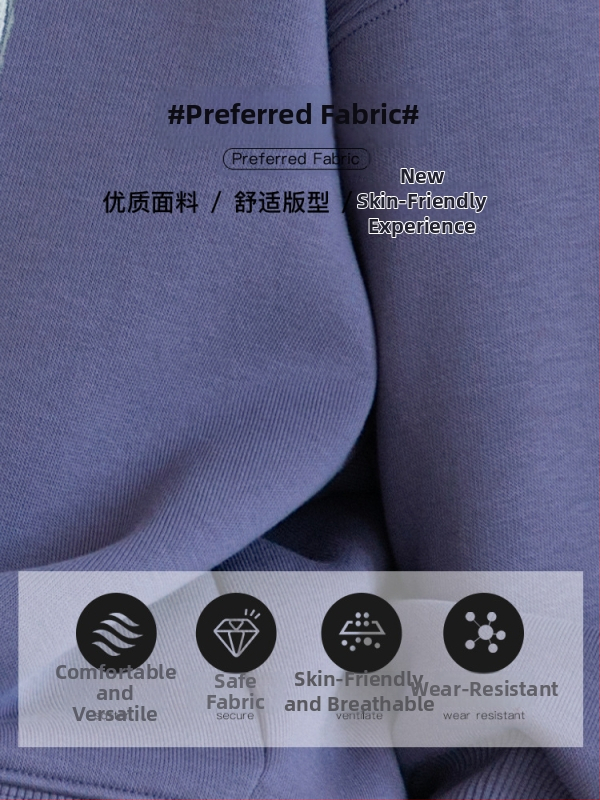 Detský hrubý bavlnený sveter s dlhými rukávmi, bez kapucne, s písmenovým vzorom (vek 3-8, zima)