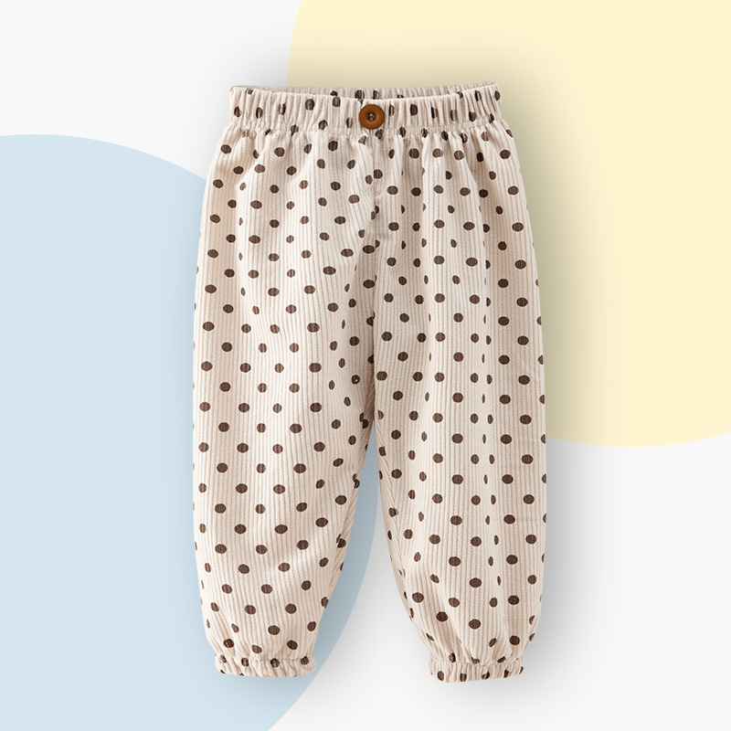 Baba külső nadrágok – Uniszex, 3-8 évesek, Poliészter szövet, 91-95% anyagösszetétel, Mintázat: Törött virágok