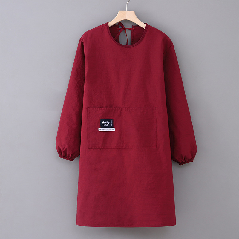 Șorț din PVC fără mâneci pentru bucătărie, suprafață anti-murdărire, stil Velvet Tower, imprimare de imagini posibilă