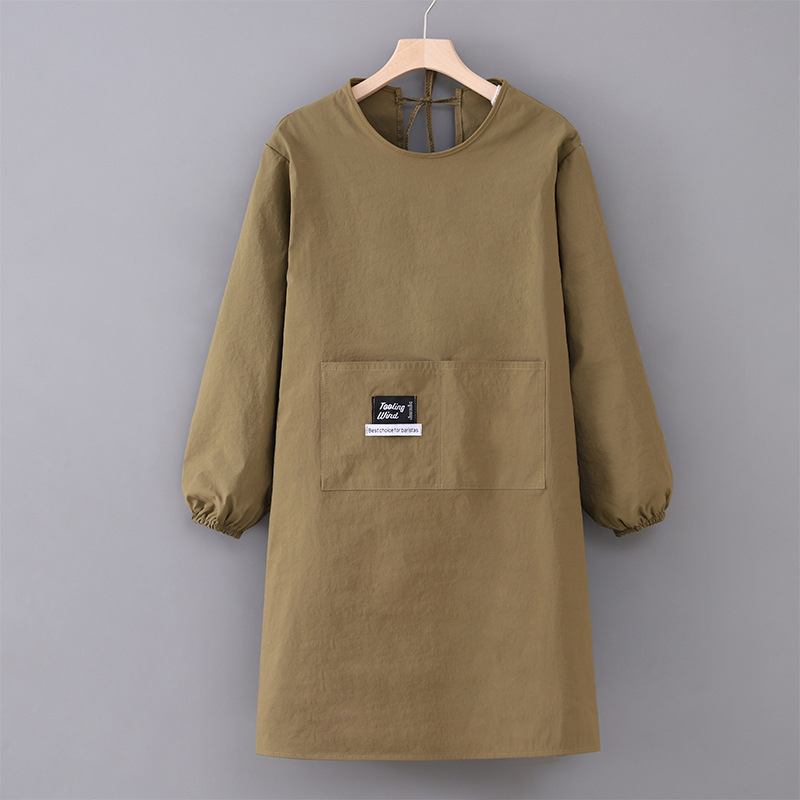 Șorț din PVC fără mâneci pentru bucătărie, suprafață anti-murdărire, stil Velvet Tower, imprimare de imagini posibilă