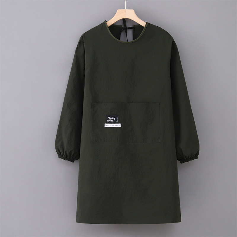 Șorț din PVC fără mâneci pentru bucătărie, suprafață anti-murdărire, stil Velvet Tower, imprimare de imagini posibilă