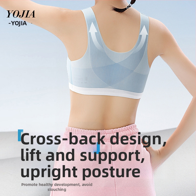 YOJIA Mergaitei – vystymosi fazė 2 liemenė, poliesterio terry audinys, sportinis topas vaikams, 8+ metų (aukštis virš 140 cm), visos sezonos