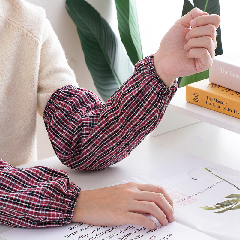 Unisex kokvilnas roku sargs ar ģeometrisku rakstu un anti piesārņojuma druku