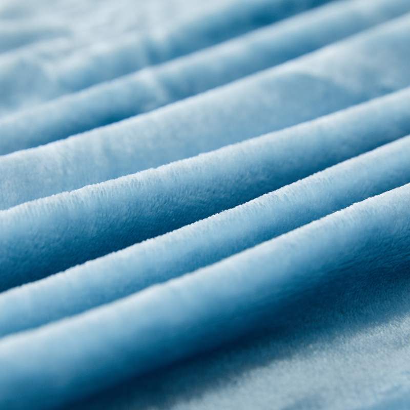 Pătură din flanelă, fibră poliesterică, ușoară sub 300 g, pentru toate sezoanele, stil modern minimalist