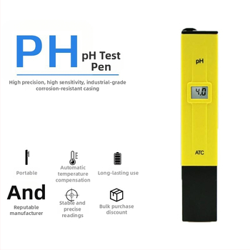 pH testo rašiklis Ph-01, matavimo diapazonas 0.00–14.00 pH, tikslumas ±0.1 pH, rezoliucija 0.1 pH, maitinimas LR44×3 (1.5V)