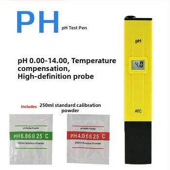 pH testo rašiklis Ph-01, matavimo diapazonas 0.00–14.00 pH, tikslumas ±0.1 pH, rezoliucija 0.1 pH, maitinimas LR44×3 (1.5V)