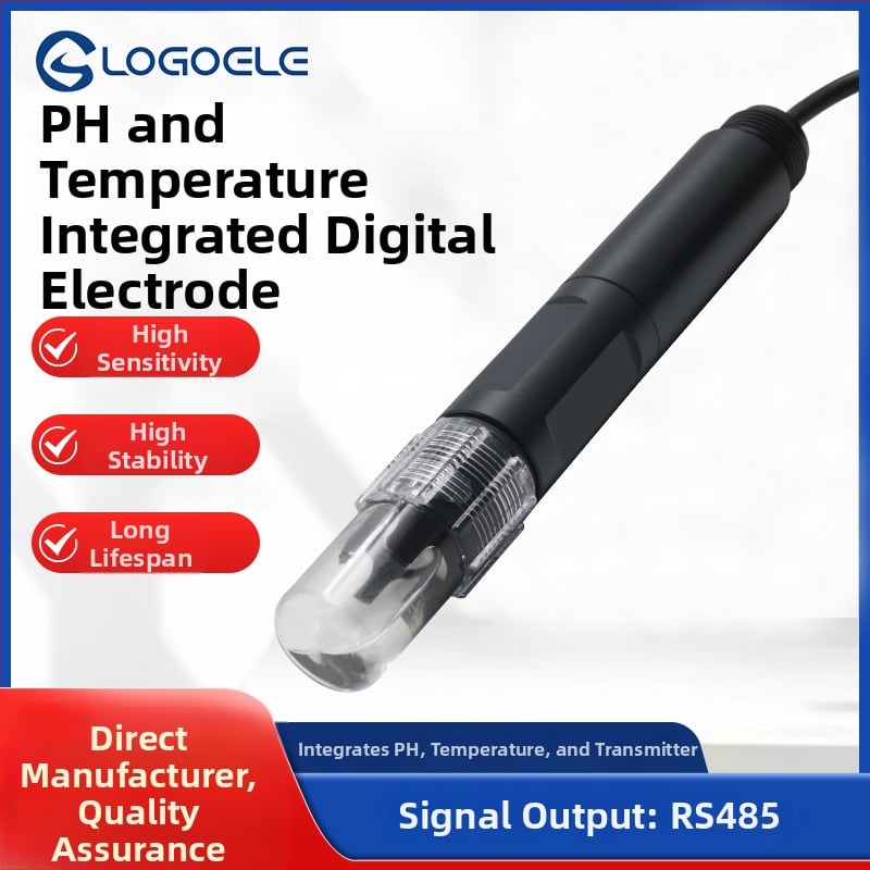 LD758 Online vízminőség-analizátor pH-mérésével — tartomány 0.0–14.0 pH, pontosság ±0.3 pH, DC 9–30V tápegység