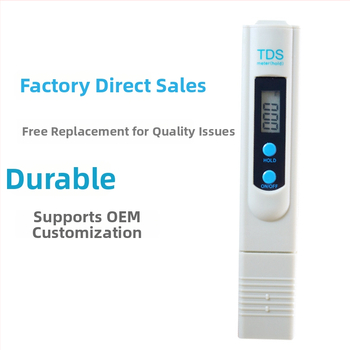 Dviejų mygtukų klasikinis vandens kokybės testavimo rašiklis, TDS-2, 0–9990 ppm, tikslumas 1 ppm, maitinimas 3V, nešiojamas TDS analizatorius